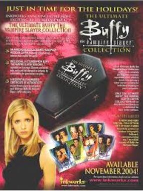 RARE Buffy The Vampire Slayer Ultimate Collection Trading Card Set Wood Coffin